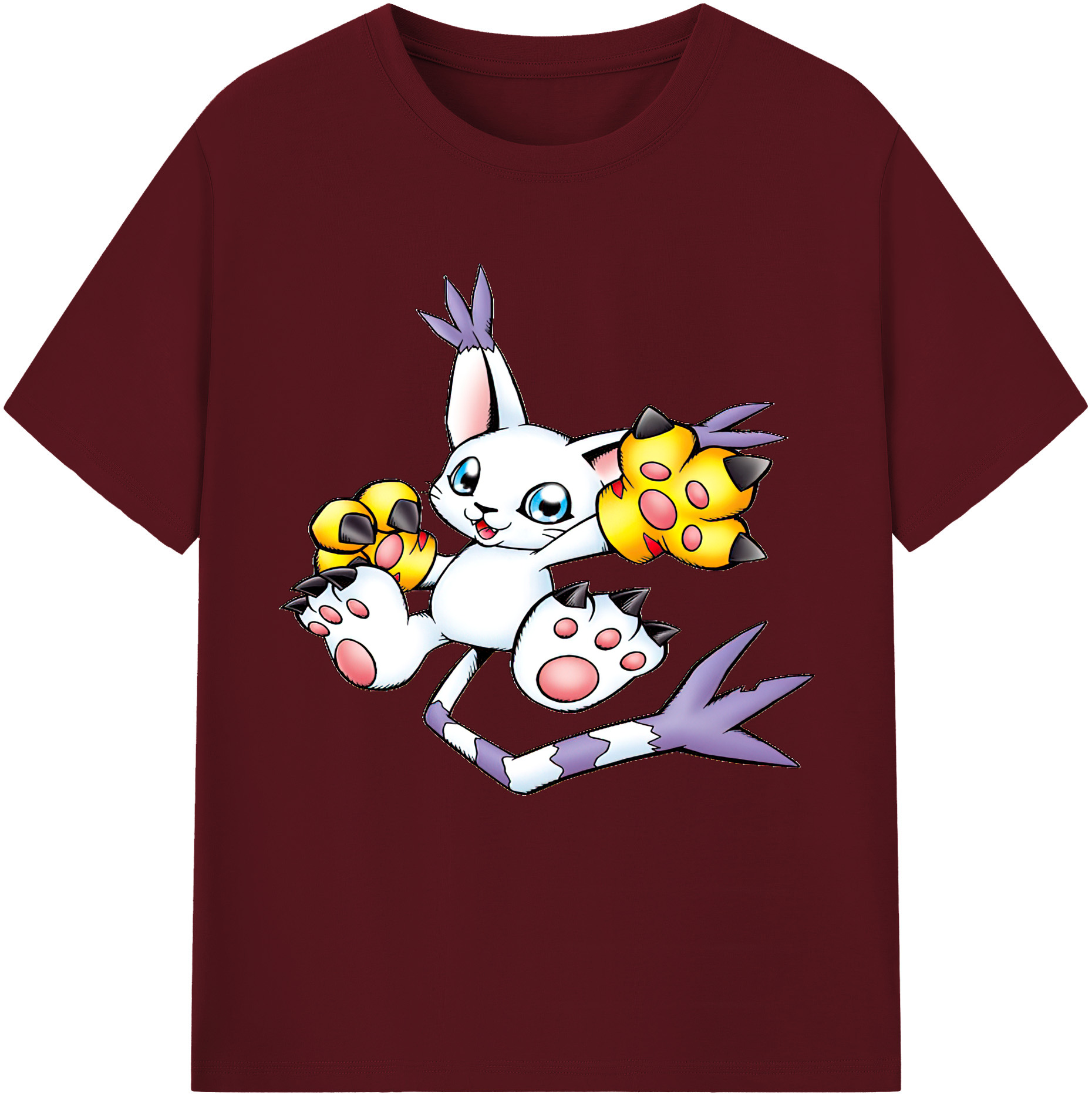 （画像用） Digimon デジタルモンスター/デジモン 綿100％半袖Tシャツ（フロントプリント）